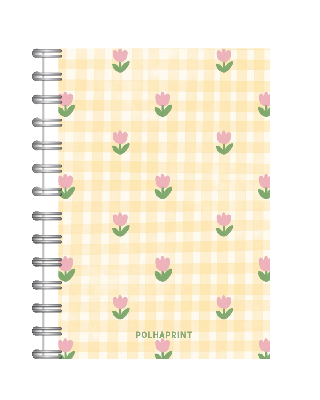 Cuaderno a5 tulipan cuadrille